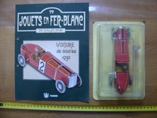VOITURE DE COURSE 1930 Jouets en fer blanc de collection 19 FABBRI
