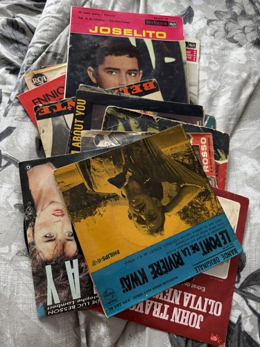Disques vinyles tours - vinyles, lot