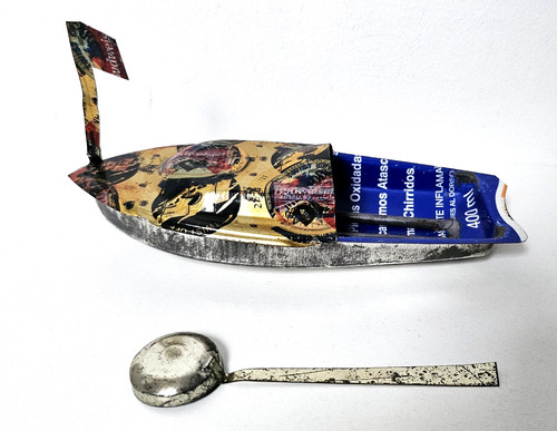 Bateau pop jouet ancien - -,