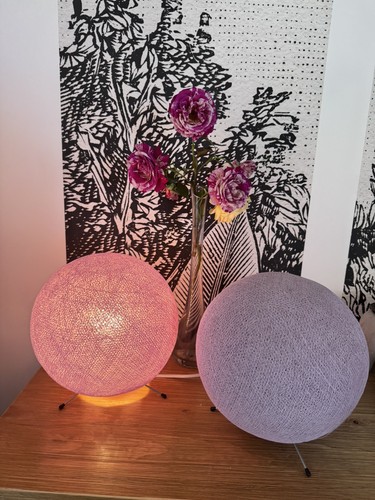 Paire lampe globe - lampe,