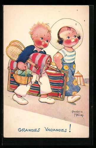 Carte postale artiste - postale, d'artiste