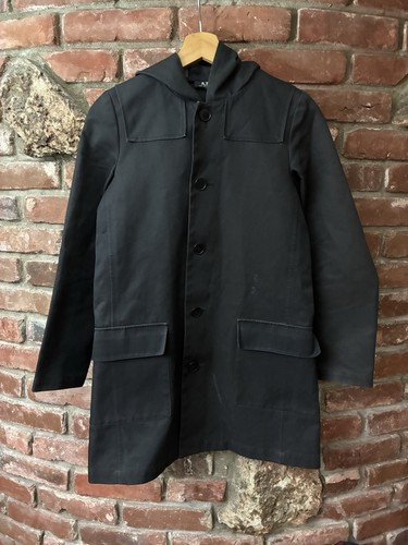 Apc black parka - black, coat