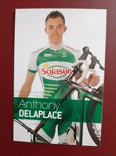 CYCLISME carte cycliste ANTHONY DELAPLACE équipe SOJASUN 2013