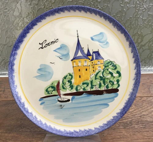 Pornic assiette déco - assiette, signée