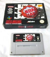 nba jam  authentique version originale super nintendo fah en boite