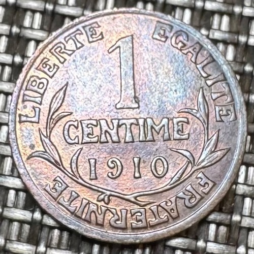 Magnifique piece centime - de, 1