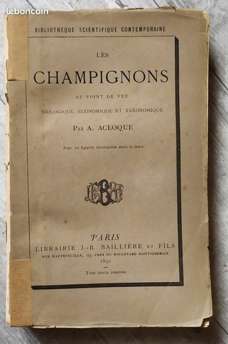 Les champignons taxonomie