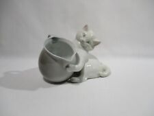 CHAT PORCELAINE ANIMALIERE