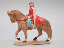 QUIRALU TRES BEL OFFICIER SPAHIS A CHEVAL  MONOBLOC