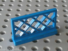 Barrière bleue LEGO Vintage Blue Fence ref 3185 /set 341 132 6385 6971 6384 3678