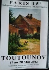TOUTOUNOV - Affiche Expo. 2012