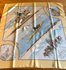 Carre de soie Hermes collection Groenland 90x90cm des années 1990