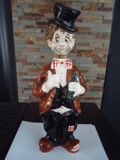 bouteille fantaisie humoristique en céramique " clochard "