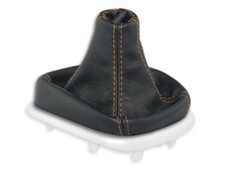 RENAULT SCENIC 2 II 2003-2009 SOUFFLET LEVIER DE VITESSE EN CUIR COUTURES BEIGE