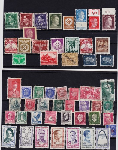 Méga lot timbres seconde - méga,