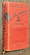 Guide Michelin Rouge 1958  - Etat très Correct.