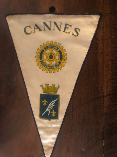 Ancien fanion rotary club - rotary,