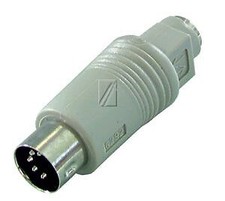 Adaptateur clavier fiche mini-din femelle (ps2)  6 pôles et fiche din-mÂle 5pÔle