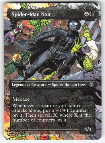 Spider man noir - noir, (borderless)