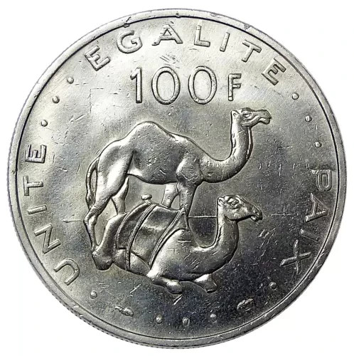 Djibouti 100 francs - djibouti, 1977