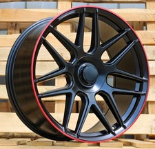 4X 22" style AMG roues rouge