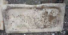 Evier en pierre + Sabot Fin XIXème Rectangulaire Trou de vidange 