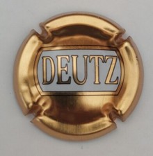 capsule de champagne DEUTZ or et blanc