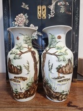 Vraie Paire de vases Asie -