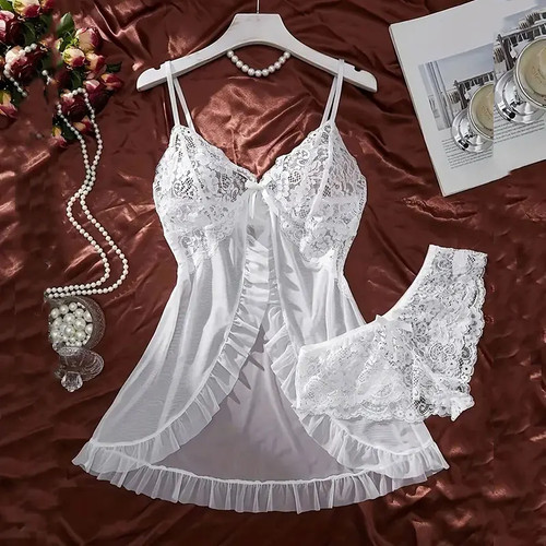 Nuisette transparente - transparente, en