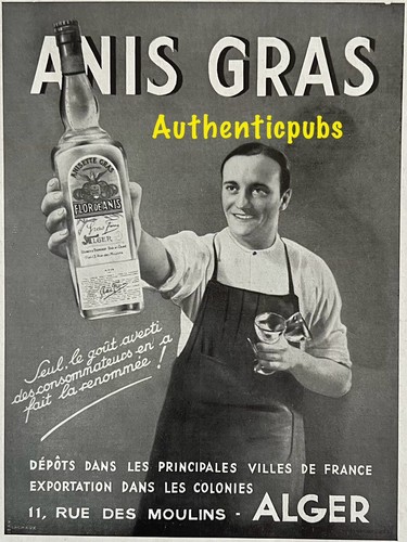 Publicite anis gras alger - gras,
