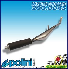 200.0045 Silencieux POLINI pour Piaggio : Ciao - Bravo Mod. Country