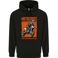 Hoodie Pour Homme En Coton 80% Adrenaline Dirt Motocross MotoX Dirt Bike