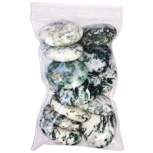 Pierres plates agate arbre - plates,