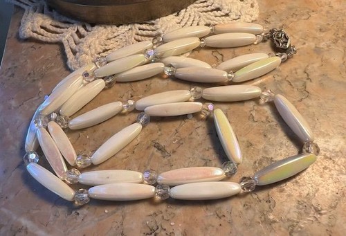 Collier ancien rangs perles - ancien,