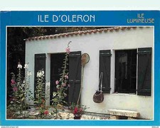 17 - Ile d'Oléron - Maison typique Oléronaise - Fleurs - Flamme Postale de Saint