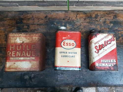 Lot bidons d huile - bidons, d'huile