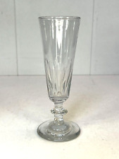 FLUTE A CHAMPAGNE ANCIENNE CRISTAL SOUFFLÉ TAILLÉ XIXème