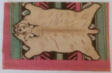 LYNX ANIMAL PELT Premium Silk