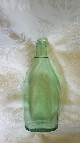 Rare vintage green glass - glass, 8.25"