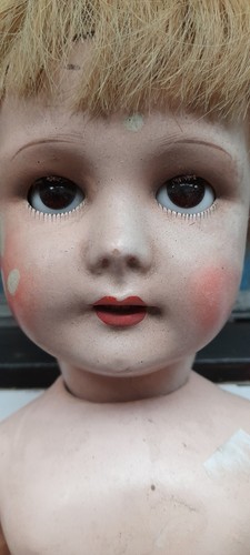Poupée ancienne yeux - cm,