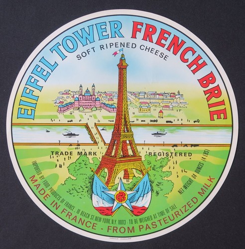 Etiquette fromage géante