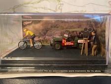 ALTAYA 1/43 LA ROUTE BLEUE - étape 33 L'ESTEREL LA COURSE CYCLISTE JEEP WILLYS