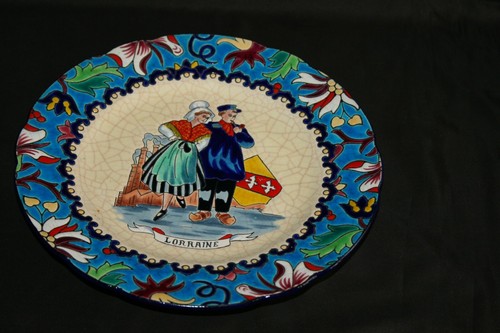 Assiette emaux longwy - emaux, de