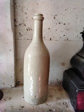 Ancienne  Bouteille  En Grès  Vernissé Pajot De Montet