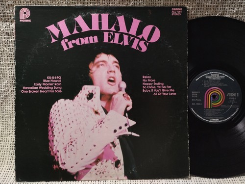 Elvis presley lp mahalo - elvis, 33