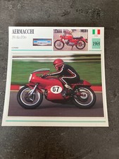 CARTE FICHE MOTO collection ATLAS AERMACCHI 350 ALA D'ORO