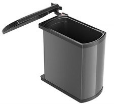 Hailo Uno Poubelle à Encastrer à Partir De 45cm Armoire Salle Bain 1x18 L