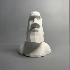 Sculpture Moai en pierre de