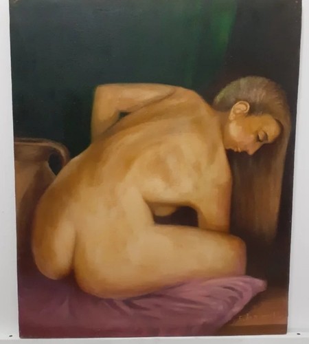 Tableau ancien huile - tableau,