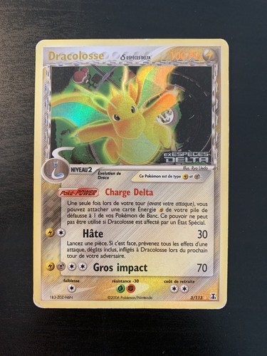 Carte pokémon dracolosse - carte, :